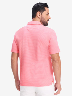 Comfy Breathable Pin-Stripe Golf Polos