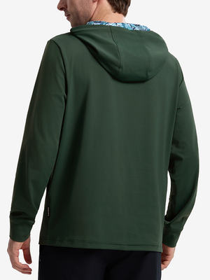 Soft Stretchy Hoodies with Inner Print Hood
