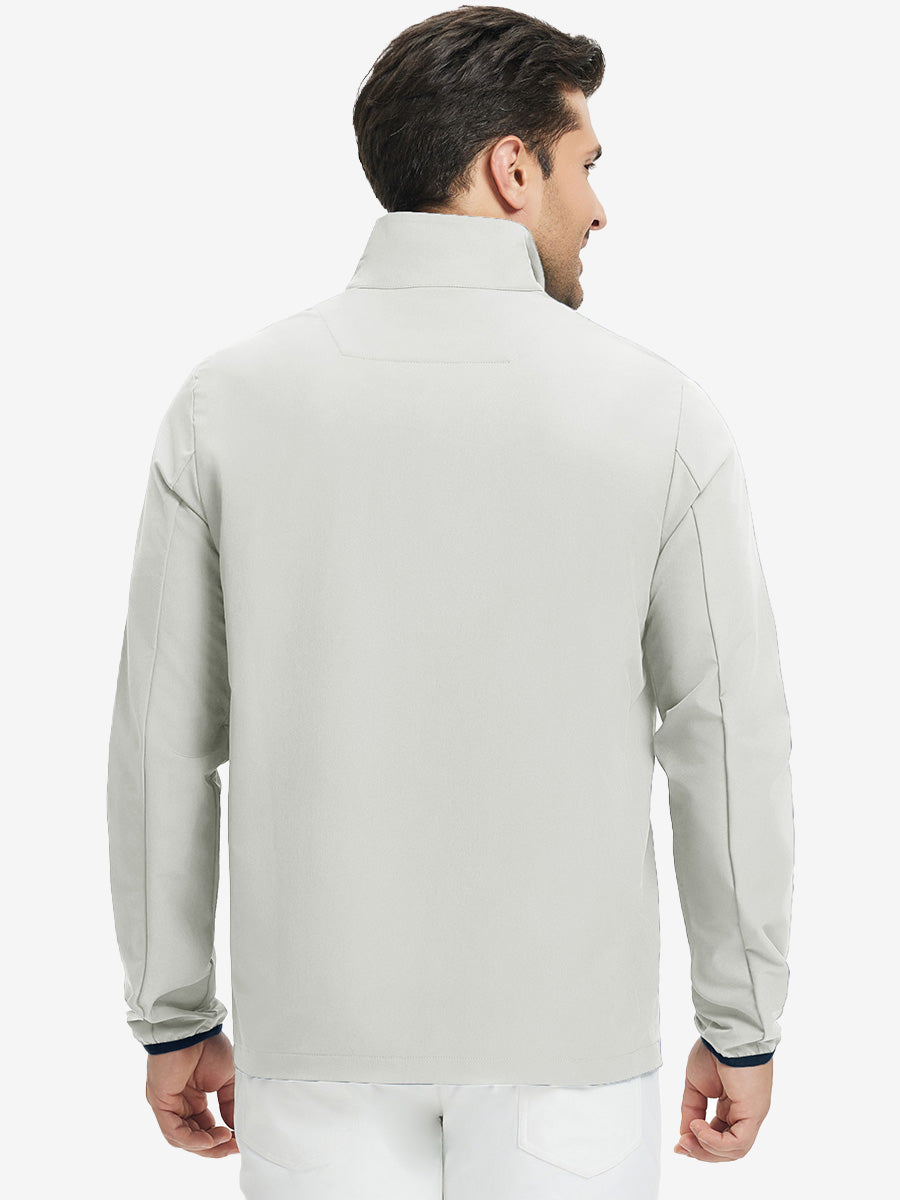 Mock Neck Quarter Button Golf Pullover