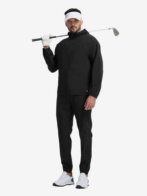 Chaqueta impermeable ligera para la lluvia con capucha
