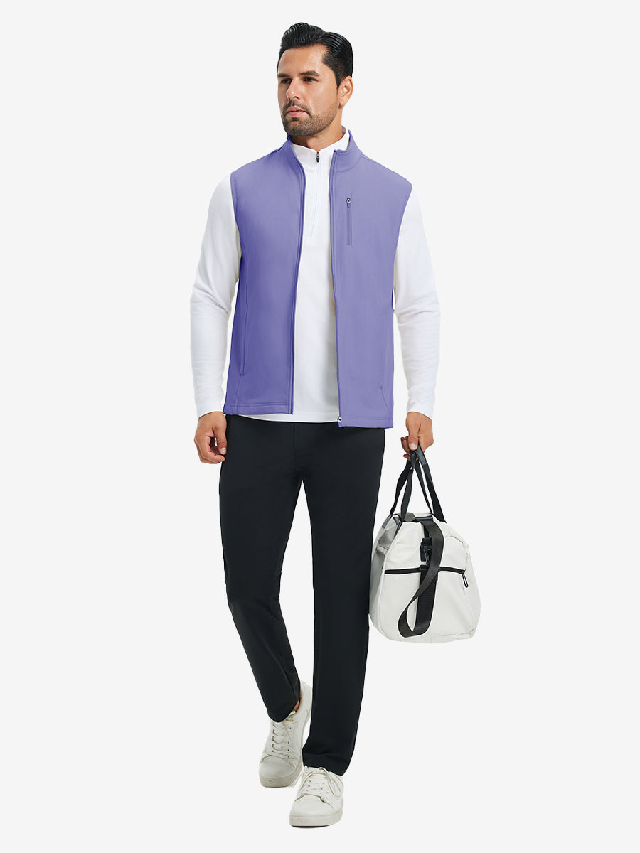 Water-Resistant Fleece Golf Vests