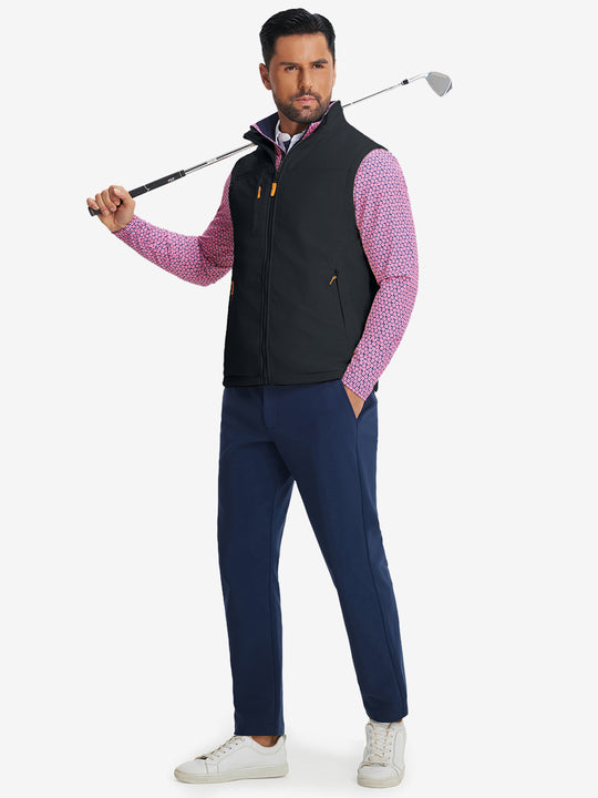 Windproof Fleece Reversible Golf Vest