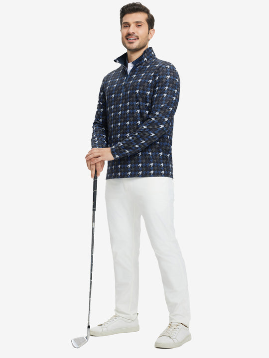 Full Print Quarter Zip Pullover