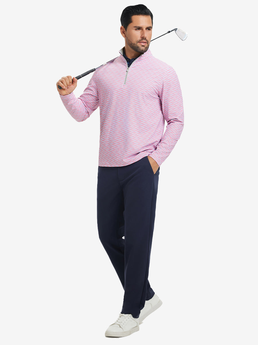 Full Print Quarter Zip Pullover