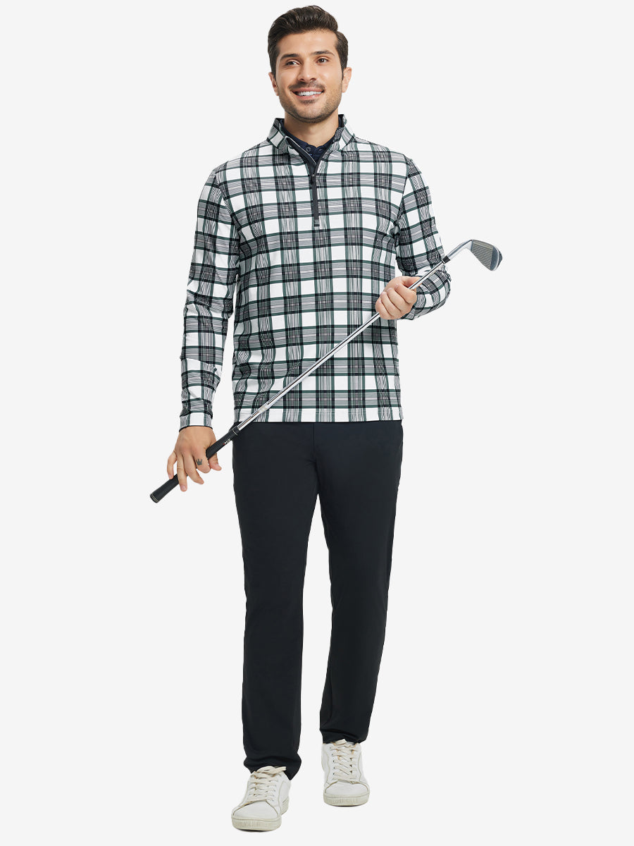 Full Print Quarter Zip Pullover