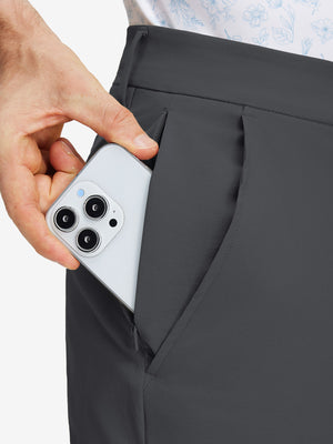 Stretch Cotton Golf Trousers with 5 Pockets