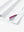 Hem slit detail of WHITE Stylish Chest Print Snap Polo highlighting stitching and finish