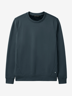 Ultra-Comfort Velour Lining Crew-Neck Sweatshirts