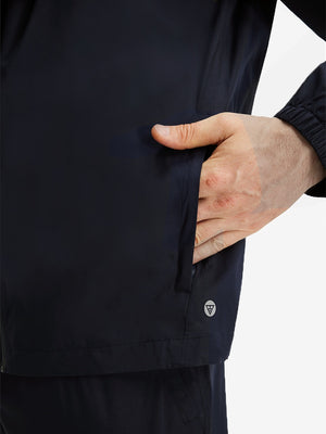 Chaqueta impermeable ligera para la lluvia con capucha