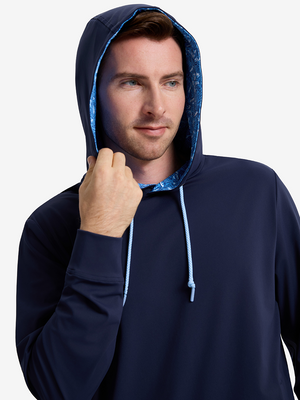 Soft Stretchy Hoodies with Inner Print Hood