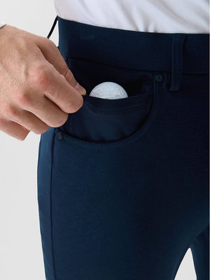 Textured Proflex Chino Pants With 5 Pockets
