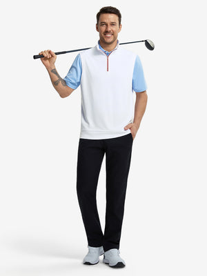 Lightweight Sleeveless Quarter Zip Golf Vest