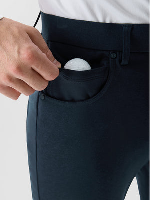 Textured Proflex Chino Pants With 5 Pockets