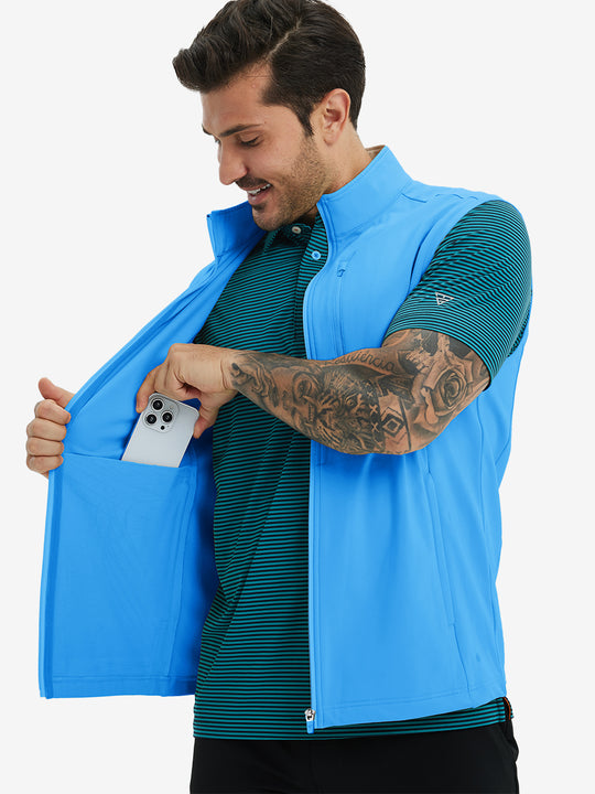 Water-Resistant Fleece Golf Vests