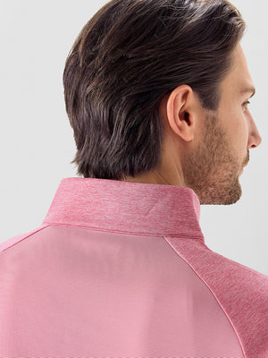 Colorblock Stripe Raglan Quarter Zip