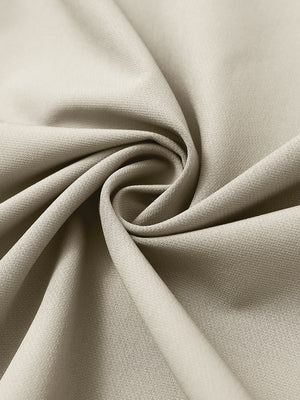 Fabric detail of Windproof golf vests with zip pockets showing smooth texture in light khaki