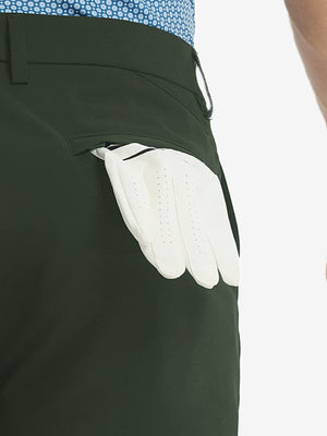 Pantalones de Golf Repelentes al Agua de Corte Clásico con Pliegue Frontal