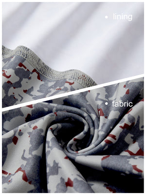 Full Print Quarter Zip Sleeveless Vest Pullover