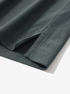 Moisture Wicking Heather Chest Pocket Golf Shirts