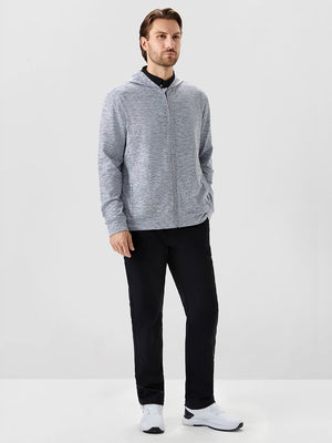 Texture Fleece Lined Golf Hooded Jacket