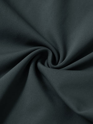 Close-up of fabric on soft lightweight casual golf pants with 5 pockets, showing texture in dark grey.