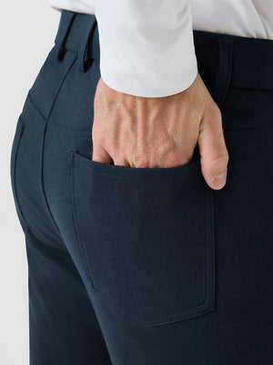 Textured Proflex Chino Pants With 5 Pockets