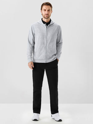 Texture Fleece Lined Golf Hooded Jacket
