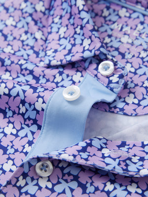 Youth Print Stretch Lightweight Polo Shirts