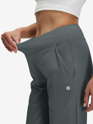 Pantalones de golf ligeros de talle alto para mujer