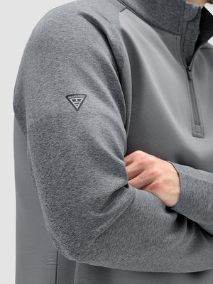 Colorblock Stripe Raglan Quarter Zip