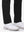 Detail view of hem and lower leg on black women's regular fit stretchy golf pants