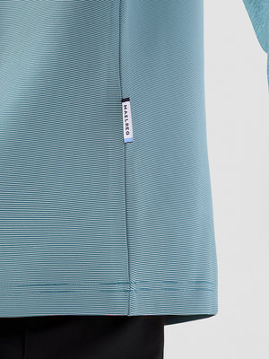 Colorblock Stripe Raglan Quarter Zip