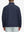 Back half-body shot highlighting the streamlined fit of the Navy Softshell Jacket