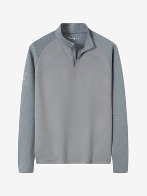 Colorblock Stripe Raglan Quarter Zip