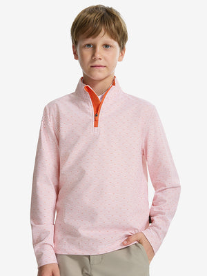 Youth Print Midlayer Q-Zip Pullover Sweatshirts