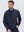 Heather Brushed Rib Knit Crewneck Sweatshirt