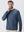 Heather Brushed Rib Knit Crewneck Sweatshirt