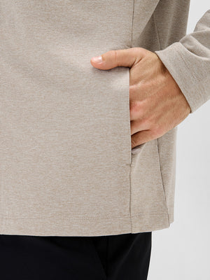 Lightweight Outerwear Jacket With Zipper Pockets