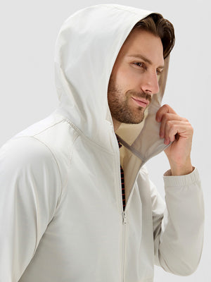 Nylon Blend Water Resistant Windbreaker Jacket