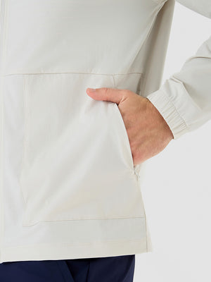 Nylon Blend Water Resistant Windbreaker Jacket