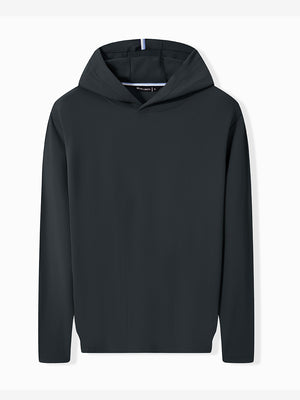 Vertical Stripes Ribbed Knit Hoodies Sweatshirt
