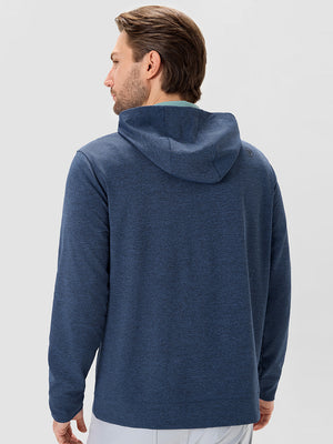 Heather Scuba Hoodies with Zipper Pockets