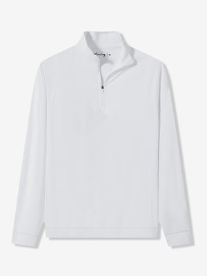 4 Way Stretch Nylon Brushed Quarter Zip Sweatshirts