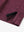 Close-up of hem opening on Modern Fit Melange Polo in WINE HEATHER, showcasing fine stitching and design